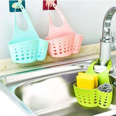 Kitchen Sink Sponge Holder Storage Basket (1 Pc)